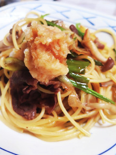 牛すきパスタおろしポン酢-レシピのメイン写真