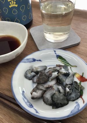 食日記/なまこポン酢醬油酒のあて#111-レシピのメイン写真