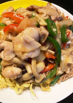 青椒肉絲焼きそば-レシピのメイン写真