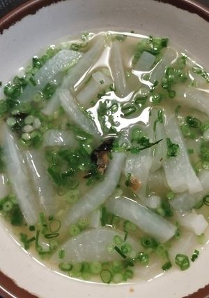 大根と青葱のお味噌汁！-レシピのメイン写真
