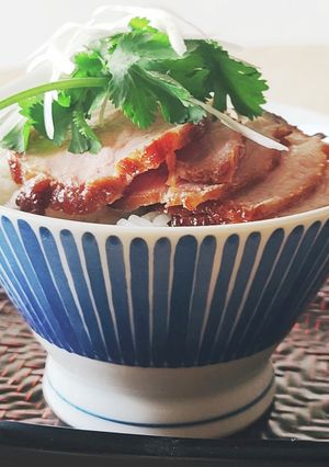 朝ご飯☆チャーシュー丼☆おもてなし☆昼食-レシピのメイン写真