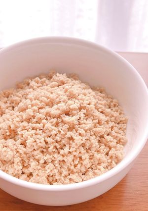 【高野豆腐で】まるで鶏なヘルシーそぼろ♪-レシピのメイン写真
