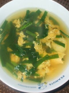 ニラ玉スープ(カレー味)-レシピのメイン写真