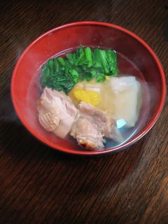鶏と小松菜のお雑煮☆2024-レシピのメイン写真