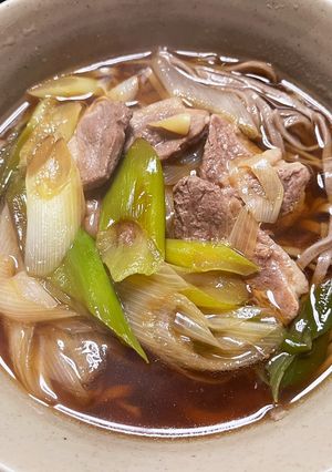 鴨南蛮そば-レシピのメイン写真