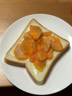 柿クリームチーズトースト-レシピのメイン写真