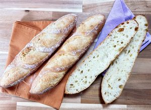 リスドォルで捏ねないフランスパン-レシピのメイン写真