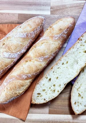 リスドォルで捏ねないフランスパン-レシピのメイン写真