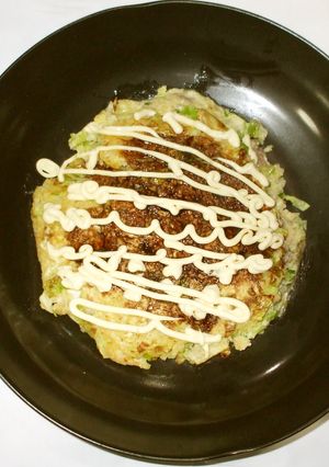 長芋お好み焼き♪簡単にフワフワ美味しい-レシピのメイン写真