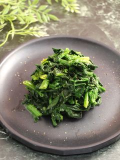 簡単!ちぢみほうれん草の出汁和え-レシピのメイン写真