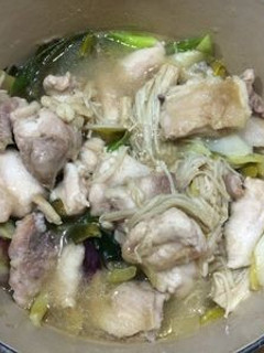 ねぎと鶏肉の塩麹煮-レシピのメイン写真