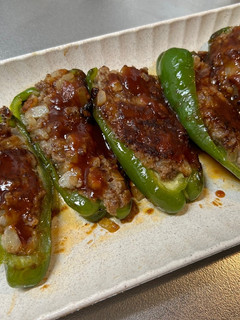パン粉無し!簡単ピーマンの肉詰め-レシピのメイン写真