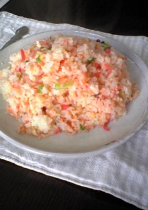 紅しょうがの桜色チャーハン-レシピのメイン写真