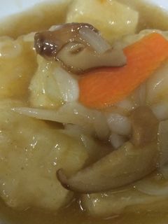 冷凍玉葱でも味がシミシミ揚げ出し豆腐♥-レシピのメイン写真