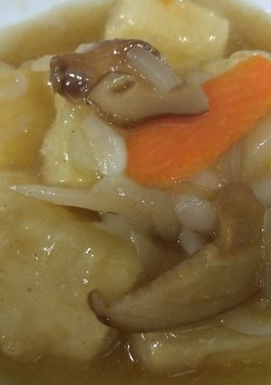 冷凍玉葱でも味がシミシミ揚げ出し豆腐♥-レシピのメイン写真