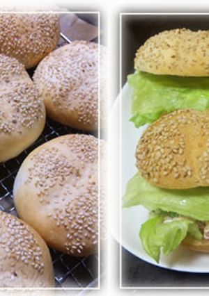 バーガー用のパン-レシピのメイン写真