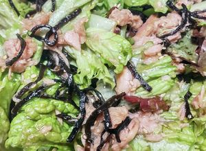 ツナ缶と塩昆布で旨い！サニーレタスナムル-レシピのメイン写真