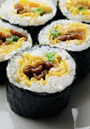 ２度美味しい！牛しぐれ煮からの肉巻き♡-レシピのメイン写真