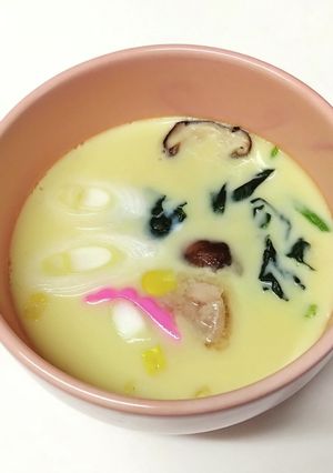 栗の甘露煮入り茶碗蒸し-レシピのメイン写真
