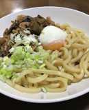 エバラプチっとうどんで作る釜玉うどん