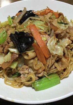 マルちゃん焼きそば-レシピのメイン写真