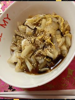 ☆白菜と塩昆布蒸し☆-レシピのメイン写真