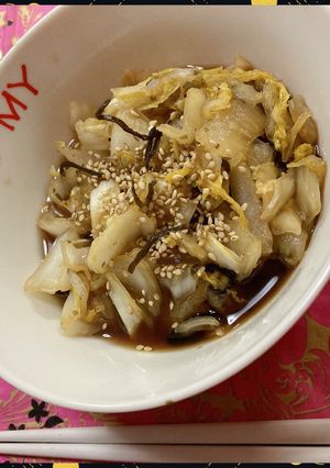 ☆白菜と塩昆布蒸し☆-レシピのメイン写真