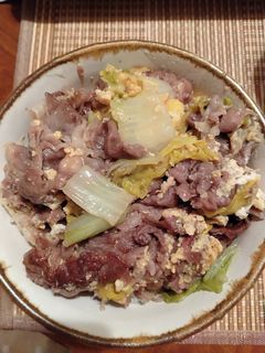 ちょっと贅沢な、牛丼っぽい丼(^o^)-レシピのメイン写真