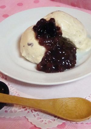 あずきのなめらかアイスクリーム-レシピのメイン写真