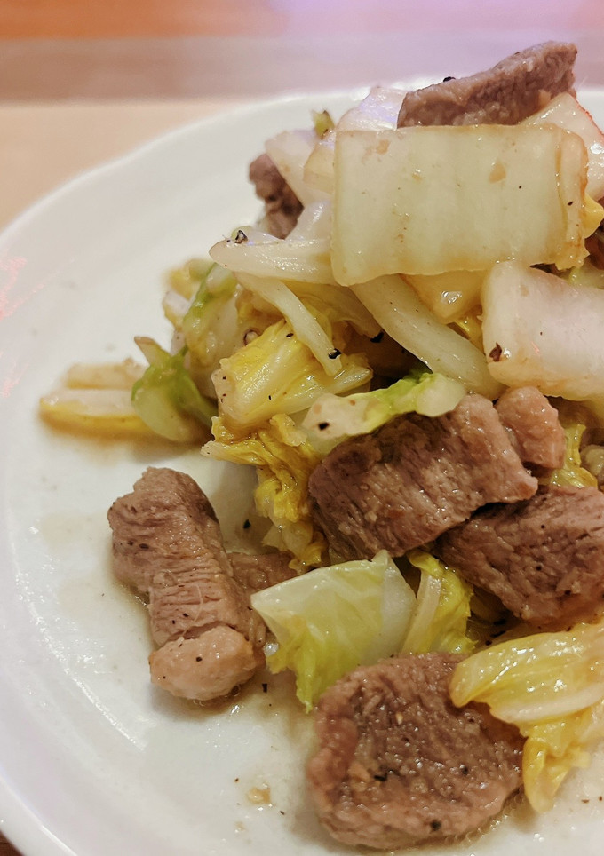 鴨肉と白菜の炒め物-レシピのメイン写真