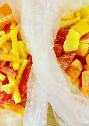 カット野菜冷凍保存　パプリカ-レシピのメイン写真