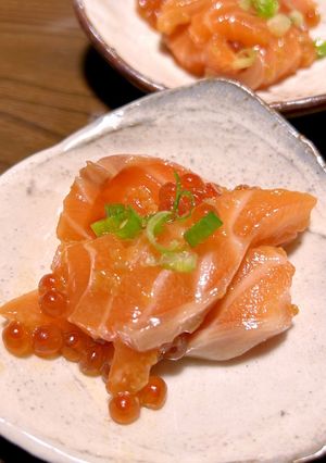 サーモンといくらの生醤油麹和え-レシピのメイン写真