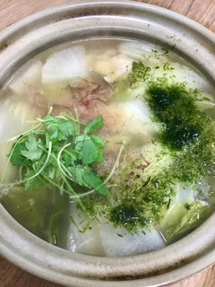 食日記/土鍋で雑煮/24/01/01-レシピのメイン写真
