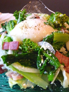 菜の花と新たまねぎのシーザースサラダ-レシピのメイン写真