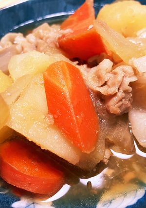 調味料1つで簡単！肉じゃが⭐-レシピのメイン写真