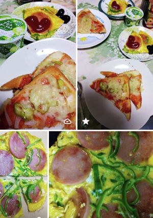 簡単な朝食●親子Cooking●-レシピのメイン写真