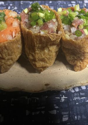 三色ネギトロいなり-レシピのメイン写真