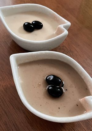 高たんぱくな黒糖きなこプロテインプリン-レシピのメイン写真