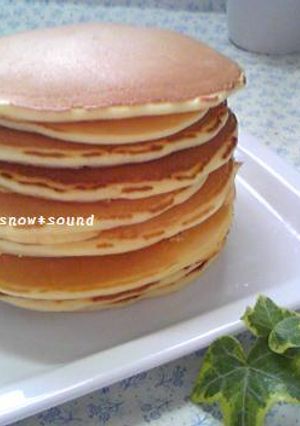 しっとり美味♪プレーンパンケーキ-レシピのメイン写真