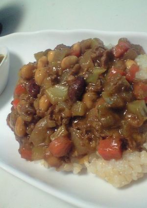 豆と牛肉のカレー-レシピのメイン写真