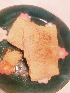 フライパンで焼き餅からきな粉餅-レシピのメイン写真
