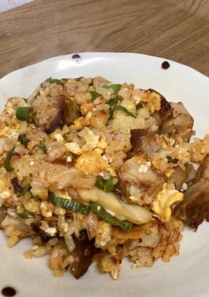 食日記/キムチ炒飯、叉焼ゴロゴロ-レシピのメイン写真