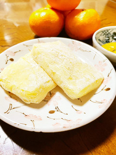 蒸し器と餅つき機deみかん餅-レシピのメイン写真