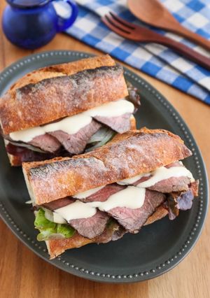 ローストビーフのバゲットサンド-レシピのメイン写真