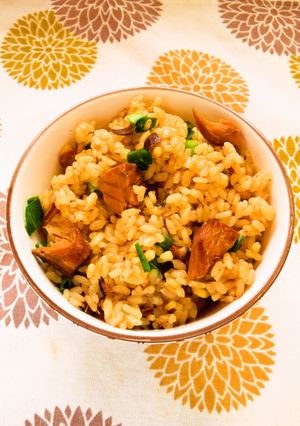 ☺簡単♪さば味噌煮缶で炊き込みご飯☺-レシピのメイン写真
