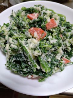 ほうれん草のポテトサラダあえ-レシピのメイン写真