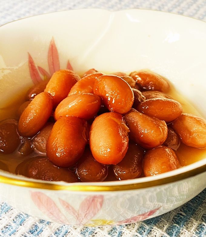 しっとり、とろとろ金時豆の煮豆-レシピのメイン写真