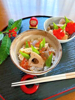 筑前煮リメイク★簡単五目ちらし寿司-レシピのメイン写真