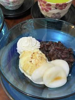 我が家の定番和風おやつ☆白玉あんみつ♪-レシピのメイン写真