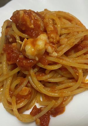 赤海老のトマトパスタ-レシピのメイン写真